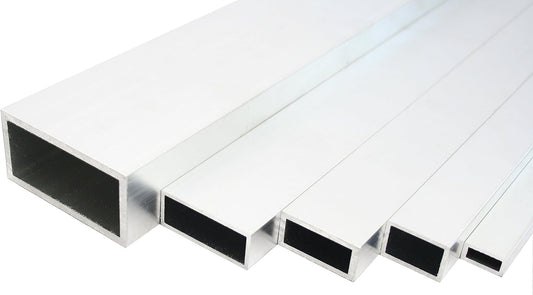 Aluminium Rectangular RHS Box | 100mm x 25mm | 1.6mm Wall Thickness